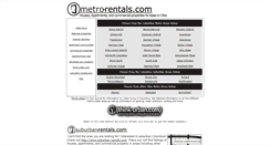 Desktop Screenshot of metro-rental.com