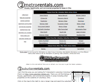 Tablet Screenshot of metro-rental.com